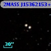 2MASS J15362153+0039009