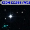 CCDM J22068+7626B