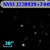 NVSS J220939+744915