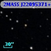 2MASS J22095371+7613467