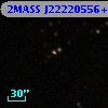 2MASS J22220556+7516322