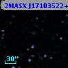 2MASX J17103522+0036345