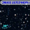 2MASS J17574439+0105586
