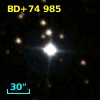 BD+74   985