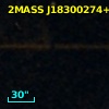 2MASS J18300274+0112280