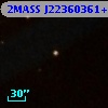2MASS J22360361+7516284
