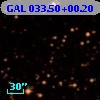 GAL 033.50+00.20