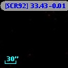 [SCR92]  33.43-0.01