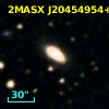 2MASX J20454954+0010406