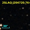 2SLAQ J204720.76+000007.7