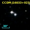CCDM J16033+0231B