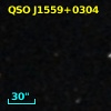 QSO J1559+0304