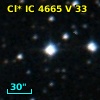 Cl* IC 4665      V      33