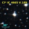 Cl* IC 4665      V     189