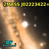 2MASS J02223422+4222261