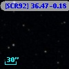 [SCR92]  36.47-0.18