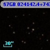 87GB 024142.4+743856