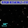 87GB 021636.2+735423
