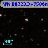 WN B0223.3+7508m