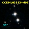 CCDM J03353+6917A