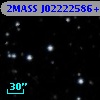 2MASS J02222586+4225433