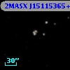 2MASX J15115365+0727470