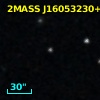 2MASS J16053230+0917105