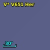 V* V651 Her