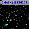 2MASX J18324221+0911446