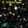V* V2043 Oph