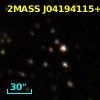 2MASS J04194115+6217309