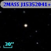 2MASS J15352041+1150305