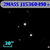2MASS J15360490+1220144