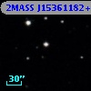 2MASS J15361182+1131557