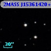 2MASS J15361420+1132378