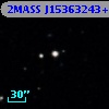 2MASS J15363243+1131582