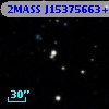 2MASS J15375663+1210340