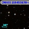 2MASS J18455670+4545450