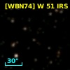 [WBN74] W 51 IRS  2S