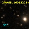 2MASS J16053221+1626288