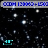 CCDM J20083+1502A
