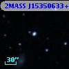 2MASS J15350633+1653278