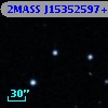 2MASS J15352597+1632384