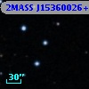 2MASS J15360026+1639505