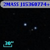 2MASS J15360774+1632149