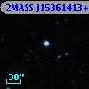2MASS J15361413+1615302