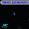 2MASS J15363425+1628150