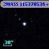 2MASS J15370538+1629054