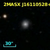2MASX J16110528+1829582