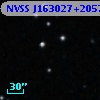 NVSS J163027+205710